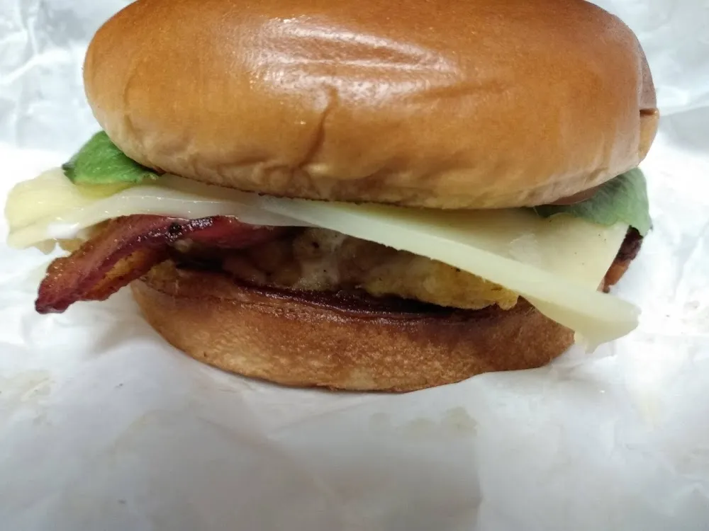 Bacon Cheese Burger Yzbsischicken Sandwich