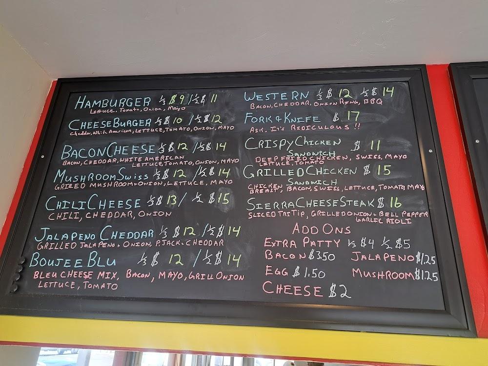Kennedy's Pioneer Burger Menu image 1